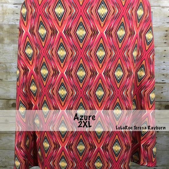 LuLaRoe Dresses & Skirts - Lularoe Azure Skirt Size 2XL